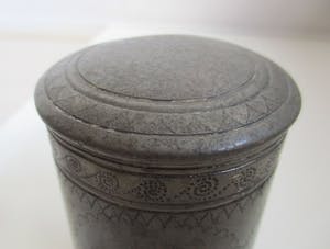 Curiosa - Chinees Swatow tinnen theebus kopen? Bied vanaf 1!