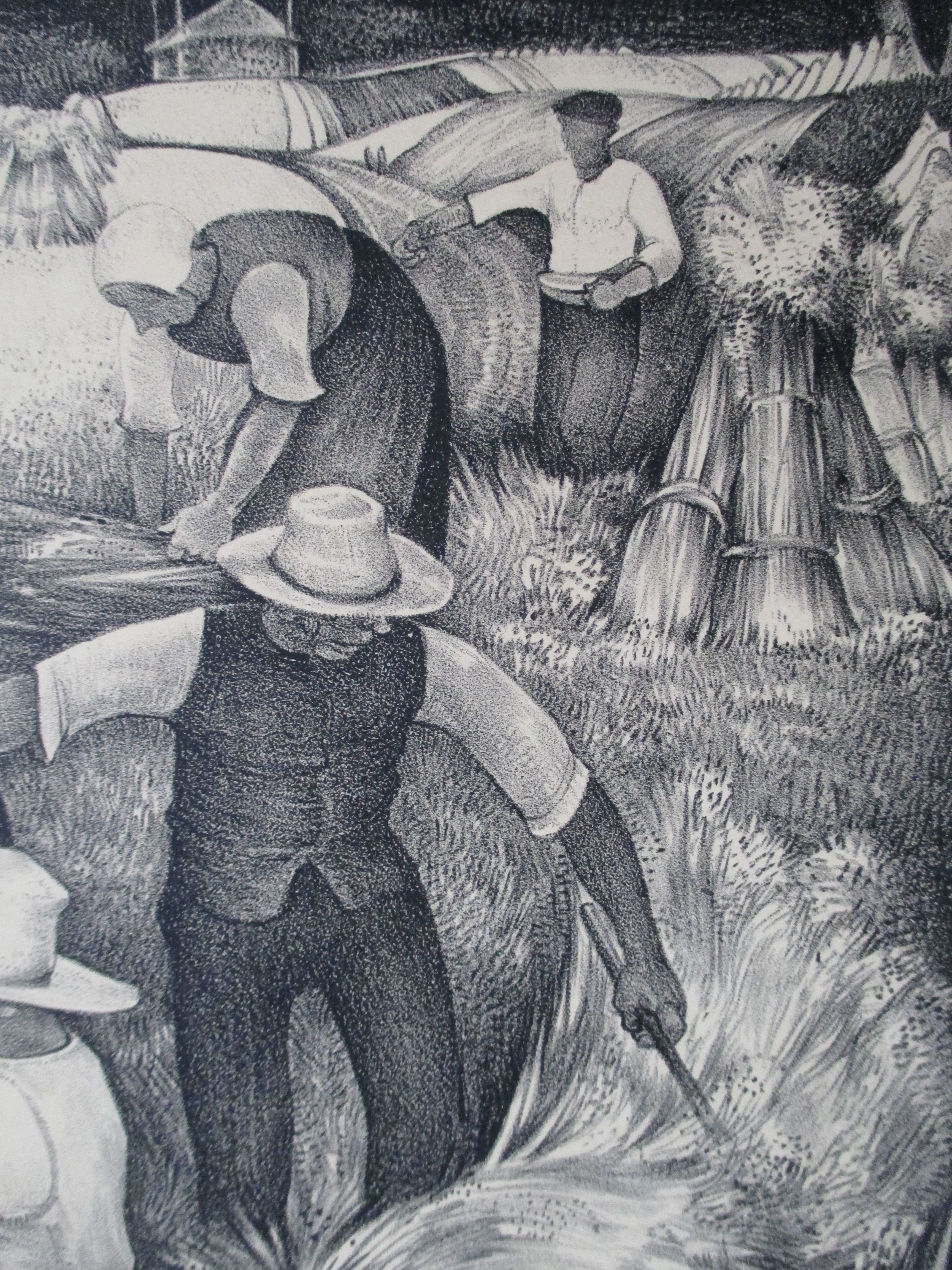 Willem van den Berg - litho "De Oogst" kopen? Bied vanaf 40!