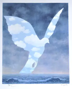 AcheterRene Magritte - (naar) La grande famille (1963) - Lithografie - 60x45 cm? Enchérissez de 535!
