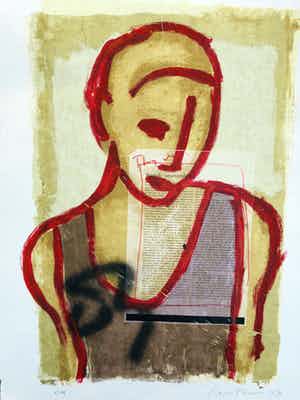 Casper Faassen - Dame (groot) verkocht voor € 220!