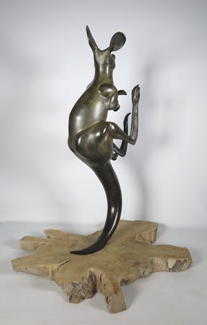 Martin Hogeweg - Brons, Kangoeroe kopen? Bied vanaf 1250!