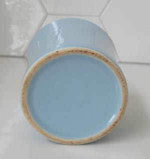 Niet of onleesbaar gesigneerd - Pastel Lichtblauwe Platelen Citruspers kopen? Bied vanaf 10!