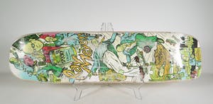 Curiosa - David Shrigley - Lot van twee skate-decks - Ray Meyer & Politicians make me sick kopen? Bied vanaf 1!
