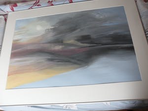 Bert Bruijn - Prachtig werk van Bert Bruijn: Gouache (groot), gesigneerd '92. kopen? Bied vanaf 40!