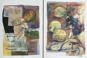 Jan Vanriet - 2 originele litho's - 1987 - Gesigneerd kopen? Bied vanaf 45!