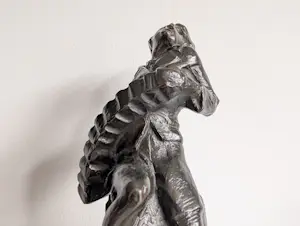 Andre Potteau - Accordeonist in brons groot formaat kopen? Bied vanaf 325!