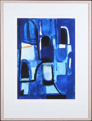 Theo Kuijpers - Giclee, Zonder titel - Ingelijst verkocht voor € 50!