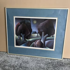 Bauke Weistra - Offset - Landschap - Ingelijst -Épreuve d'artiste kopen? Bied vanaf 30!