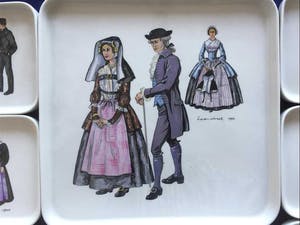 Villeroy & Boch - Gebak/Cake set NL klederdrachten kopen? Bied vanaf 21!