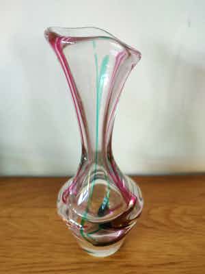 Max Verboeket - Vaas 20 cm hoog gesigneerd met gravure 1975 verkocht voor € 50!