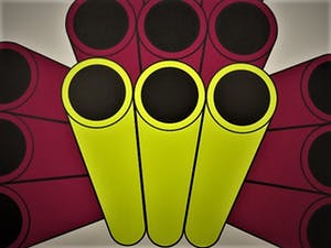 Rob Schotman - Collectie Amsterdams Grafisch Atelier - gesigneerde Pop-Art Litho "Pipes" kopen? Bied vanaf 10!