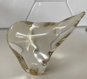 Niet of onleesbaar gesigneerd - Citrus glazen beeldje van een olifant kopen? Bied vanaf 1!