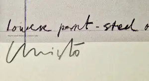 Christo - Originele 1985 kleuren litho pont neuf wrapped/ project Paris POTLOOD gesigneerd kopen? Bied vanaf 169!