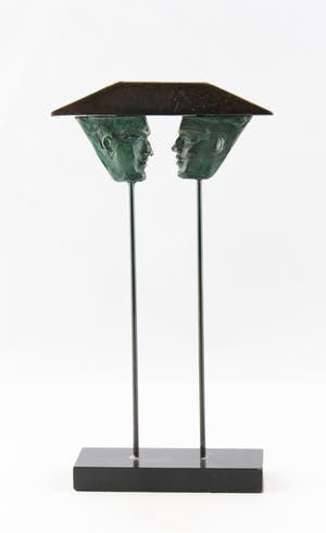 Niet of onleesbaar gesigneerd - Brons en metaal, Z.T. Onder één hoed kopen? Bied vanaf 10!