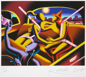 Mark Kostabi - Giclée, Restraint on the Beltway kopen? Bied vanaf 70!