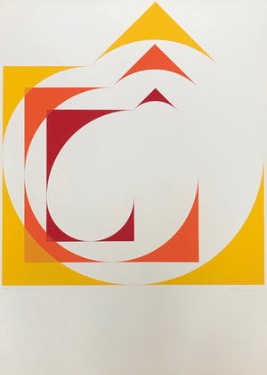 Niet of onleesbaar gesigneerd - C. Celadon - Gesigneerde zeefdruk - 1974 - 144/150 kopen? Bied vanaf 1!