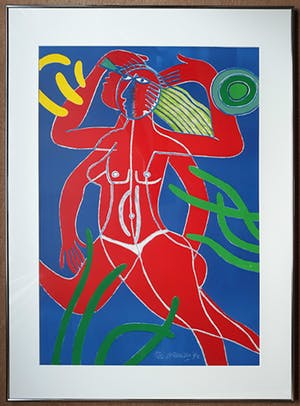 Corneille - Jeux de l’air et de l’eau, litho (mooi ingelijst, groot) kopen? Bied vanaf 395!
