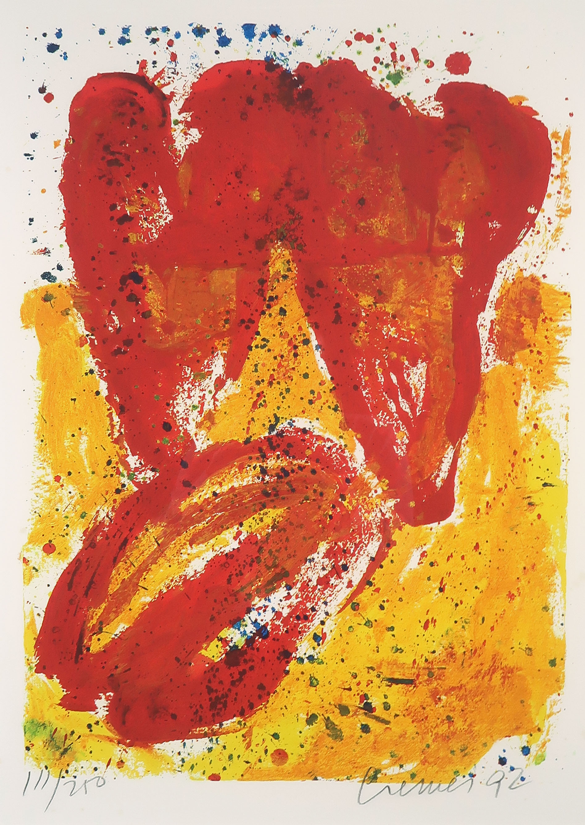 Jan Cremer - Zeefdruk, Tulpen - Ingelijst (Groot) kopen? Bied vanaf 150!