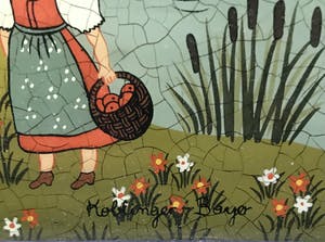 Renate Koblinger-Drobar - Achterglasschildering - Ingelijst kopen? Bied vanaf 45!