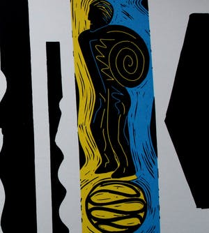 Hans Wap - Zeefdruk met gedicht van Cees Nooteboom kopen? Bied vanaf 55!