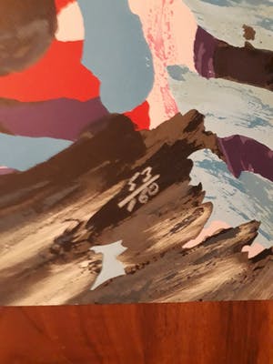 Karel Appel - 3 faces into clouds kopen? Bied vanaf 375!