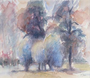 Franscz Witte - Aquarel, Landschap kopen? Bied vanaf 1!