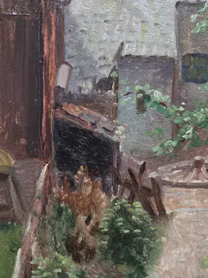 Augustinus van der Linde - Binnenplaats. Wijk bij Duurstede. kopen? Bied vanaf 59!