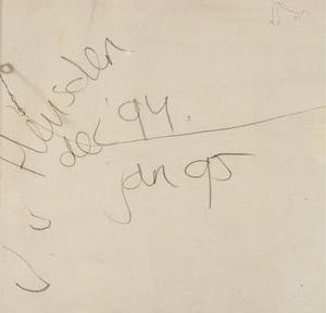 Vera van Heusden - Olieverf en papiercollage op doek, Blauwe compositie - Ingelijst (Groot) kopen? Bied vanaf 200!