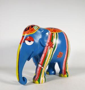 Corneille - Acryl op polyester, Elephant Parade kopen? Bied vanaf 500!