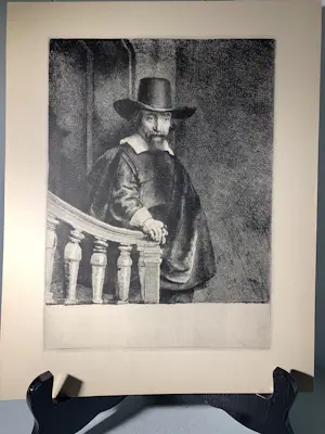 Rembrandt van Rijn - portret van Ephraim Bueno, een Joodse arts - Ephraim Bueno (1599–1665) kopen? Bied vanaf 75!