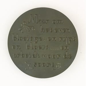 Hans Richter - Bronzen penning: Opbouw, 1940 kopen? Bied vanaf 55!