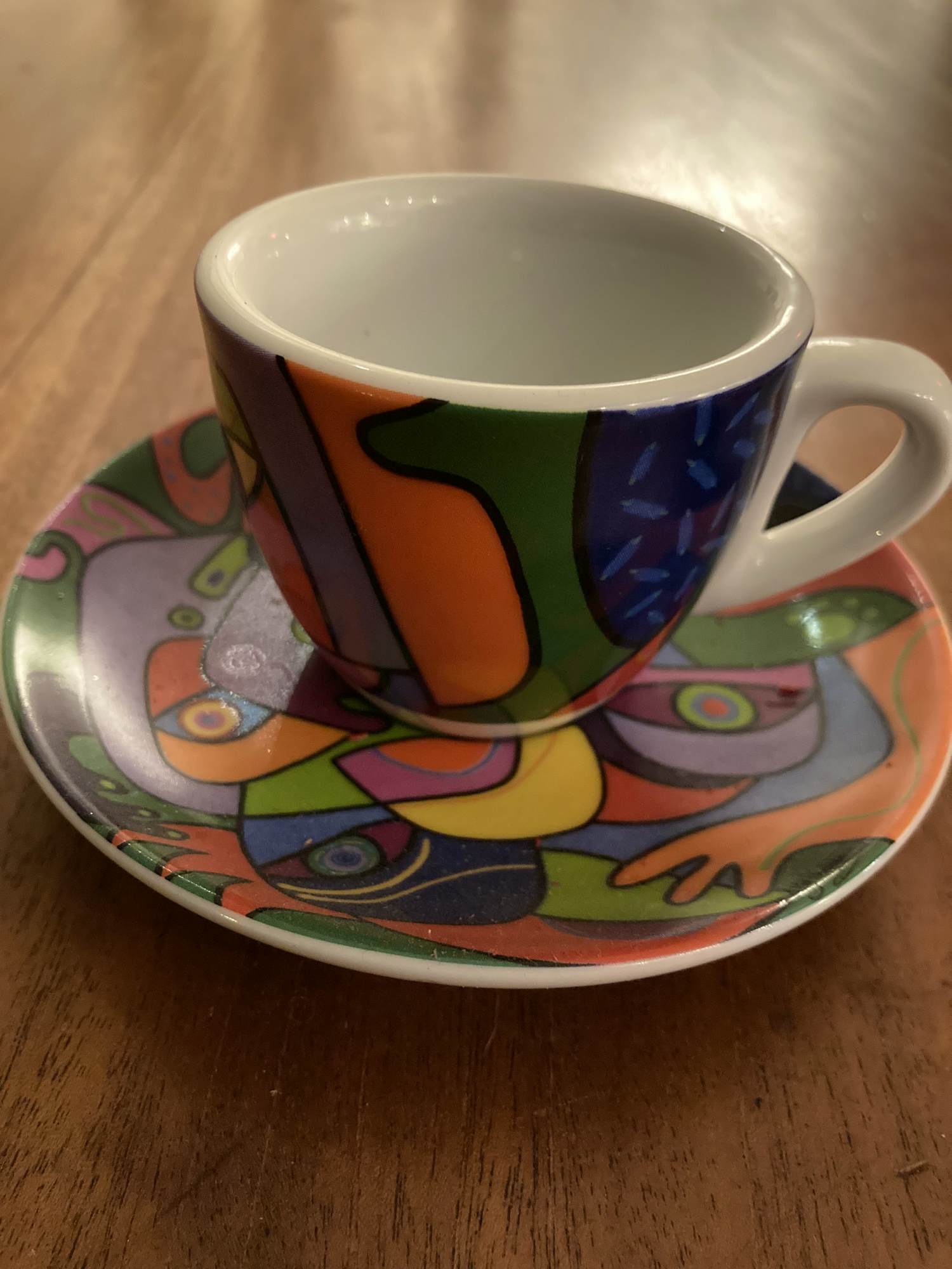 Marianne Naerebout - 2 mokkakopjes en schoteltjes verkocht voor € 12!