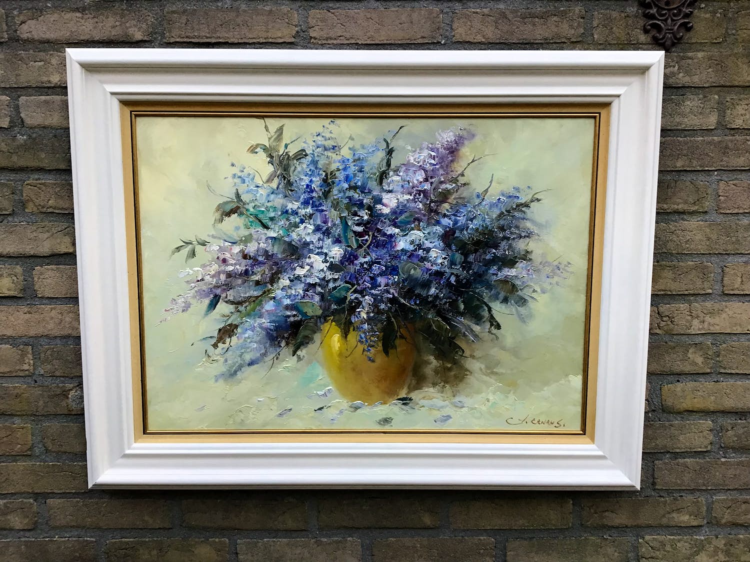 Gerardus Johannes Ernens - Bloemen in vaas verkocht voor € 175!