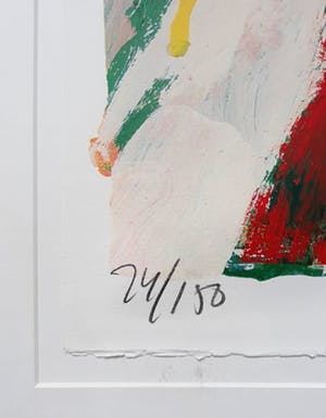 Jan Cremer - Fiume Azzurro, zeefdruk (mooi ingelijst, zeer groot) kopen? Bied vanaf 300!