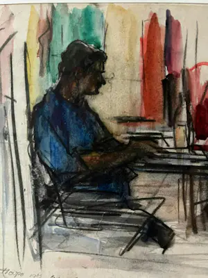 Bob ten Hoope - Pecheurs au cafe kopen? Bied vanaf 175!