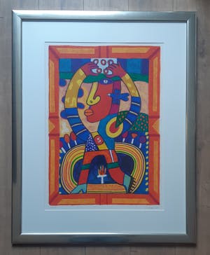 Clemens Briels - Fraaie, karakteristieke zeefdruk. kopen? Bied vanaf 120!