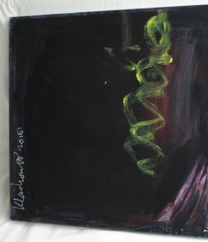 Peter Klashorst - Acrylverf op doek op houten frame , “Portret, Rode mond” – 60 x 105 cm - 2018 kopen? Bied vanaf 350!