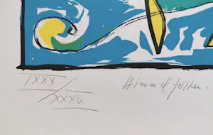 Carl-Henning Pedersen - Himmelfahrten, litho (groot) kopen? Bied vanaf 325!