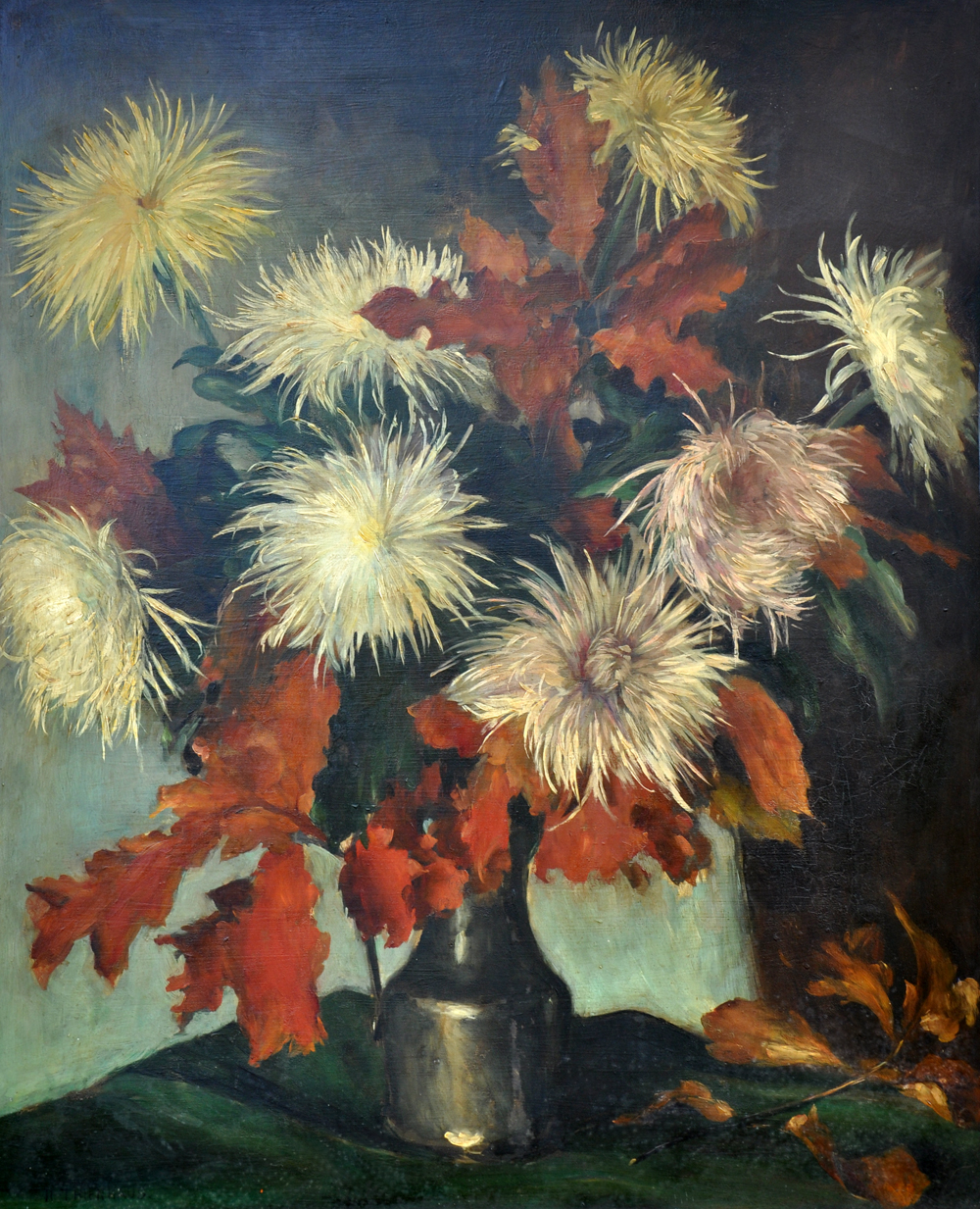 Rudolf Thienhaus - Sfeervol, herfstachtig bloemstilleven kaufen? Bieten Sie von 20!