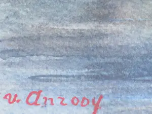 Jan van Anrooy - Limburgse watermolen - Gemengde techniek kopen? Bied vanaf 90!