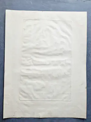 Kees Okx - Grote monochrome ets - "magisch vierkant"- 1966 - epreuve d'artiste exemplaar kopen? Bied vanaf 47!