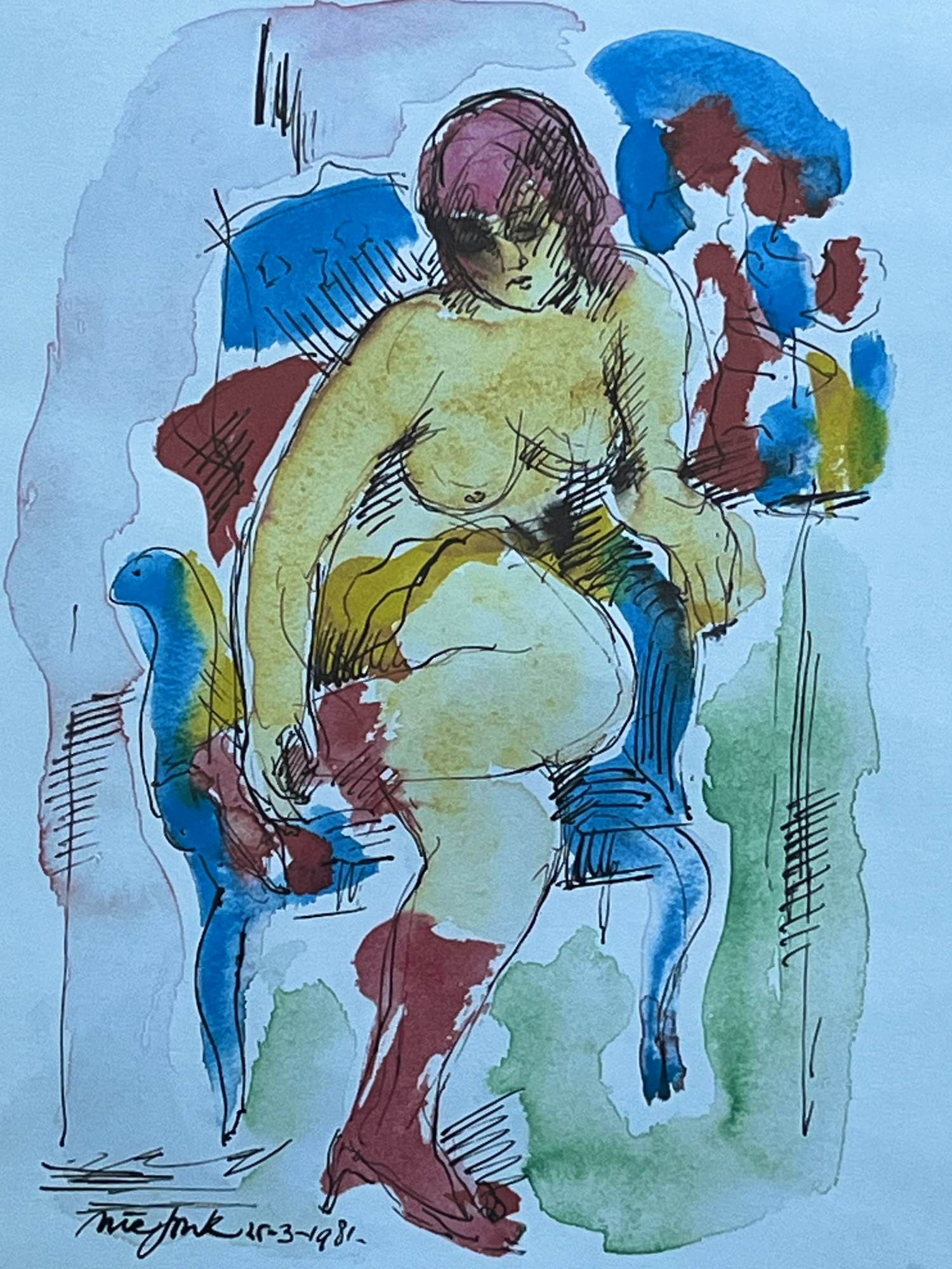 Nic Jonk - ZONDER TITEL verkocht voor € 250!