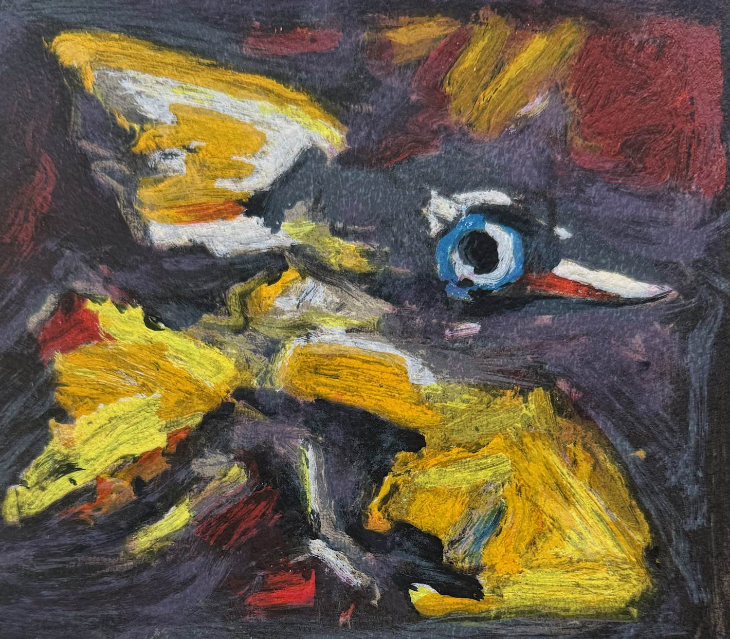 Charlotte Molenkamp - handgesigneerde zeefdruk | 'Zonder titel' | 1996 verkocht voor € 10!