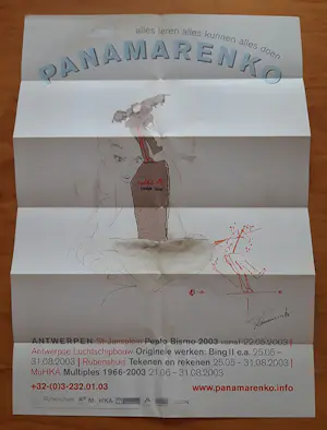 Panamarenko - Pepto Bismo folder/poster kopen? Bied vanaf 120!