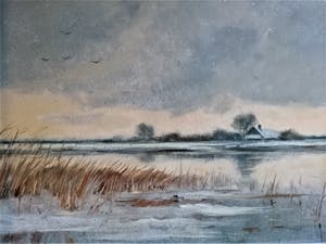 Gerard Krol - Hollands Polderlandschap kopen? Bied vanaf 65!