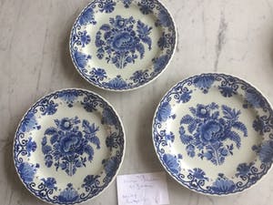 Porceleyne Fles - 3 wandborden 1917 kopen? Bied vanaf 225!