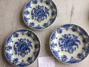 Porceleyne Fles - 3 wandborden 1917 verkocht voor € 225!