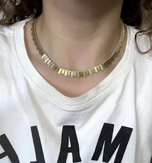 Prachtig 14 karaat geelgouden collier (jaren '70) kopen? Bied vanaf 3000!
