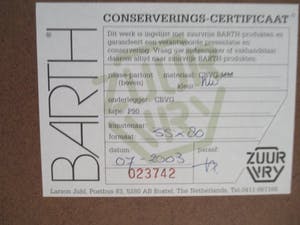 Lukie de Bree - Ingelijste ets "Papaverblad" perfect ingelijst kleine oplage kopen? Bied vanaf 60!