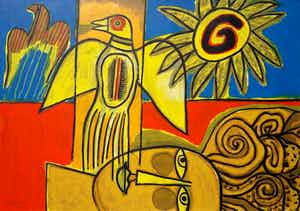 Corneille - G, zeefdruk (mooi ingelijst) verkocht voor € 195!